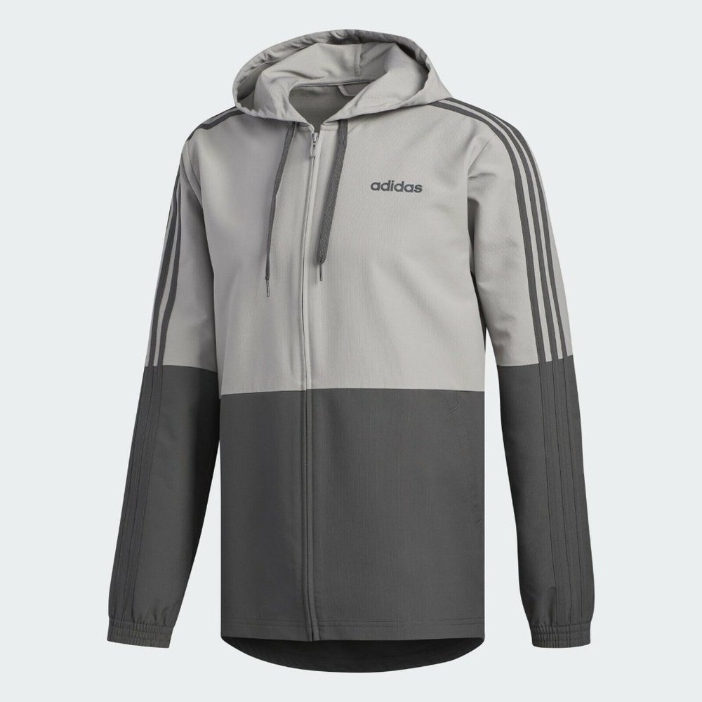 adidas Essentials 3-Stripes Windbreaker Running Jacket